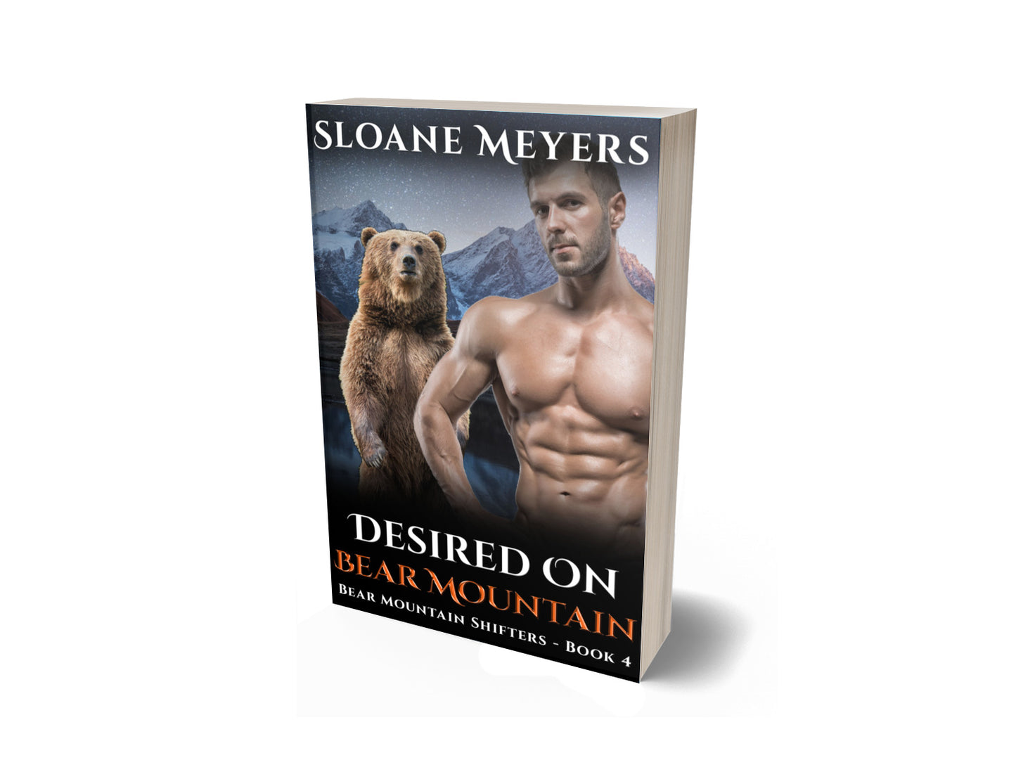 Sloane Meyers bear shifter romance paperback.